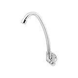 Torneira Bica Móvel Cozinha Abs Cromado Slim Parede 1 4v
