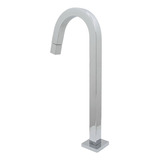 Torneira Bognar Lavatório Slim Tube Quadrada Alta 3592 Cor Cromado