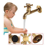 Torneira Bronze Antigo Vintage Lavabo Banheiro Ouro Velho Cor Dourado escuro