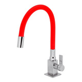 Torneira Color Vermelha Square T Silicone Flexivel 4168 C70