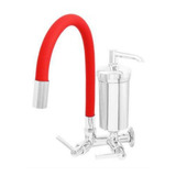 Torneira Com Filtro De Parede Gourmet Cozinha Metal 1 4 V