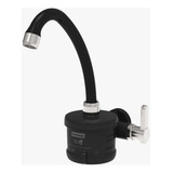 Torneira Cozinha Elétrica Preto Cromado 220v Enerbras 4t Cor Preto cromado