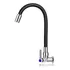 Torneira Cozinha Gourmet De Parede Silicone Flexivel Preto Acabamento Fosco