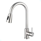 Torneira Cozinha Gourmet Monocomando Extensível Aço Escovado