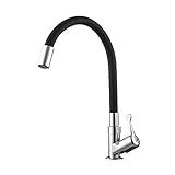 Torneira Cozinha Silicone Flexível De Mesa 1 4 De Volta 1 2 Polegada