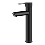 Torneira De Banheiro Preta Gourmet Bancada Moderna Baixa Pequena Para Bica Pressão luxo Simples Longa Metal Aço Inox Com Agua Quente E Fria Esperta Arejador Econômica Resistente