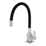 Torneira De Cozinha Premier 4168 C70 Preto Acabamento Cromo