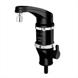 Torneira Elétrica Bancada Fame Elegance 4t 127v 4 800w Preta Acabamento Cromado Cor Preto Frequência 4 800