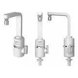 Torneira Elétrica Hydra Slim Mesa 4 Temperaturas Branca 110v Acabamento Polido Frequência 60 Hz