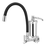 Torneira Filtro Gourmet Flexível Colorido Parede Luxo 1 4 V
