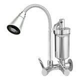 Torneira Filtro Gourmet Flexivel Cozinha Parede 2 Jatos Cone