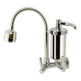 Torneira Filtro Purificador Gourmet Parede Metal Luxo 1 4 V Acabamento Cromado Cor Cromado