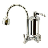 Torneira Filtro Purificador Gourmet Parede Metal Luxo 1 4 V