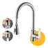 Torneira Gourmet Cozinha Bancada Flexivel Articulada Inox