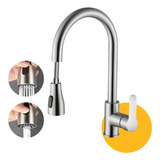 Torneira Gourmet Cozinha Bancada Flexivel Articulada Inox