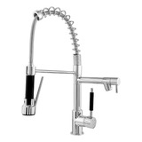 Torneira Gourmet Cozinha Monocomando Com Spray Extensor