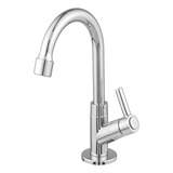 Torneira Lavatório Banheiro Bica Móvel Abs V C 72 1095 Acabamento Cromo Brilhante Cor Prateado