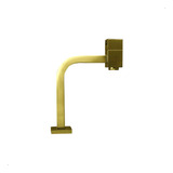 Torneira Link Baixa Quadrada 90 Graus Desq 303 Dourado Gold