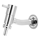 Torneira Link Tanque jardim Reta De Parede Com Bico Metal Luxo 1 4v