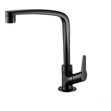 Torneira Mesa Cozinha 1167 F71 Preto Fosco Flatt Lorenzetti