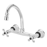 Torneira Misturador Cozinha Parede Arejador Articulado 1 4v C 33