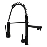 Torneira Misturador Monocomando Cozinha Gourmet Preta Fosco Pingoo casa