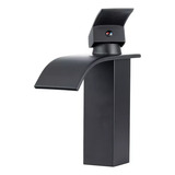 Torneira Monocomando Bica Baixa Preto Fosco Fácil Instalação