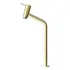 Torneira Para Banheiro De Mesa Link Bica Alta 45° 1/4 De Volta Metal Dourada Classic Beltempo