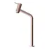 Torneira Para Banheiro De Mesa Link Bica Alta 45° 1/4 De Volta Metal Rose Gold Classic Beltempo