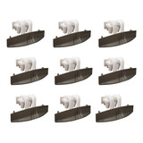 Torneira Para Bebedouro De Água Esmaltec Egm30 Branco E Cinza Kit X 9 Unidades