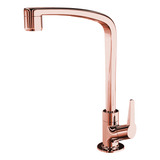 Torneira Para Cozinha De Mesa Flatt 1167 F71 Lorenzetti Rose