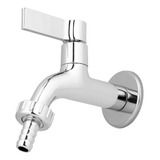 Torneira Para Jardim Luxo Padrão Deca Alavanca 100 Metal Acabamento Cromado Cor Cinza