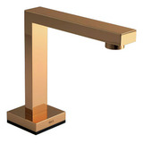 Torneira Para Lavatório De Mesa Bica Sensor Dream Red Gold Acabamento Brilhante