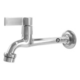 Torneira Reta Cozinha Tanque Jardim Parede 18cm 1 4 Volta