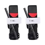 Torniquete 2 Unidades De Kit De Torniquete Torniquetes Hemostáticos Táticos De Combate Com Uma Só Mão Para Acampamento Ao Ar Livre Caminhadas Primeiros Socorros Médicos