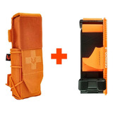 Torniquete Tático Porta Desmodus Médico Modular Laranja Aph
