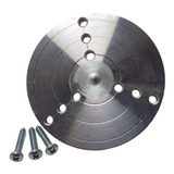 Torno Madeira Placa Arraste 100mm Com Haste 16mm