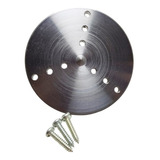 Torno Madeira Placa Arraste 100mm Com Haste 16mm