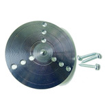 Torno Madeira Placa Arraste 100mm Com Haste 16mm