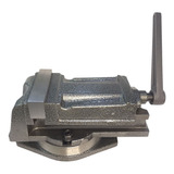 Torno Morsa Mecânica Base Giratória Abertura 80mm Qh100 F