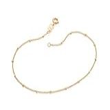 Tornozeleira Folheada A Ouro 551385 Rommanel Tamanho 25