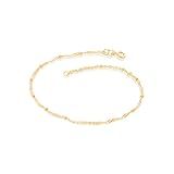 Tornozeleira Folheada A Ouro Com Bolas 551061 Rommanel Tamanho 25