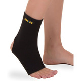 Tornozeleira Ortopédica Longa Em Neoprene Bilateral Preto