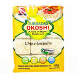 Torradas De Arroz Integral Orgânico Chia Gergelim 75g Okoshi