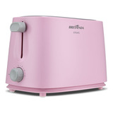 Torradeira Britânia Rosa 6 Níveis De Tostagem 750w 220v
