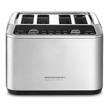Torradeira Cuisinart Motorizada 4 Fatias Múltiplas Funções Cor Aço Inoxidável 110v