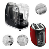 Torradeira De Aço Inox E Mini Processador 220v Oster
