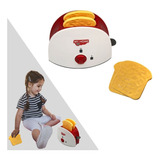 Torradeira De Brinquedo Infantil Tostadeira C 2 Paes Menina