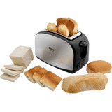Torradeira Elétrica Philco French Toast Inox Preta 127v