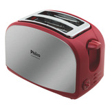 Torradeira French Toast Inox 900w Vermelha Philco 220v